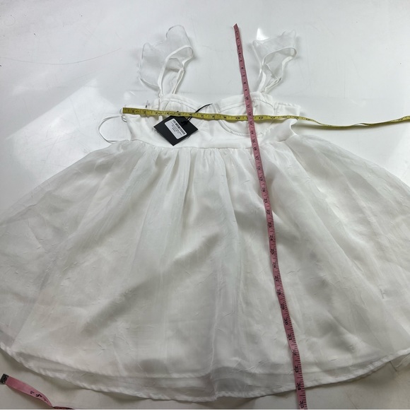 Le lis women’s white babydoll dress M NWT L97-20 - Picture 4 of 6